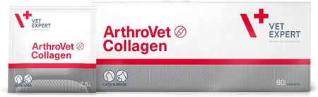Vet Expert Arthrovet Collagen preparat z kolagenem na stawy dla psów i kotów 60sasz.