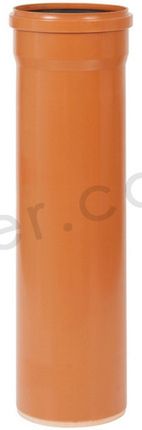 Tycner Rura PVC fi 160x3.2 L-2000 oranż T590