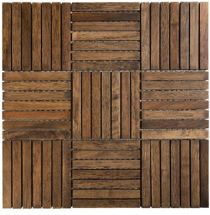 Dunin Mozaika Drewniana Etnik Chocolate Oak 110 31,7x31,7