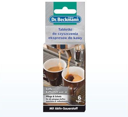 Dr. Beckmann Tabletki do czyszczenia ekspresów do kawy 6szt.