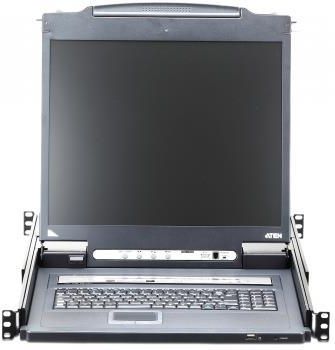 Aten Kvm 8 Port Lcd 19'' + Keyboard + Touchpad Ps (Cl1308NAtAg)