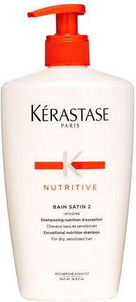 Kerastase Nutritive Bain Satin 2 szampon do włosów suchych/wrażliwych 500ml 
