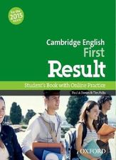 Zdjęcie Cambridge English: First Result: Student's Book and Online Practice Pack - Pieniężno