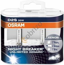 OSRAM D2S XENARC NIGHT BREAKER UNLIMITED DUO +70%