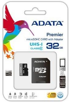ADATA CARD Premier microSDXC 32GB Class 10 UHS-I (AUSDH32GUICL10-RA1)
