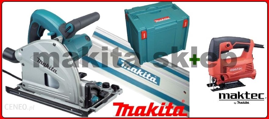 Makita SP6000 + SZYNA 1,4m + skrzynka + MT431 MAKTEC Opinie ceny na Ceneo.pl