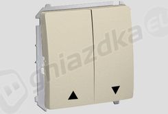 Zdjęcie Kontakt-Simon Przycisk Roletowy Żaluzjowy Bez Ramki Basic Moduł Beż BMZ1.01/12 - Myślenice