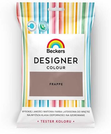 Beckers Farba Lateksowa Do Ścian i Sufitów Tester Designer Colour Frappe 50ml Mat 5902829023756