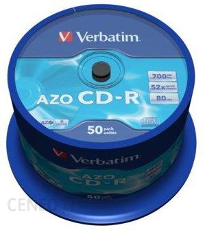 VERBATIM CD-R Super AzO 52x 700MB CAKE 50 szt