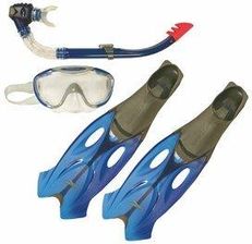 Zdjęcie Speedo Glide Mask Snorkel & Fin Set Zestaw Niebieski 45/46 - Opole