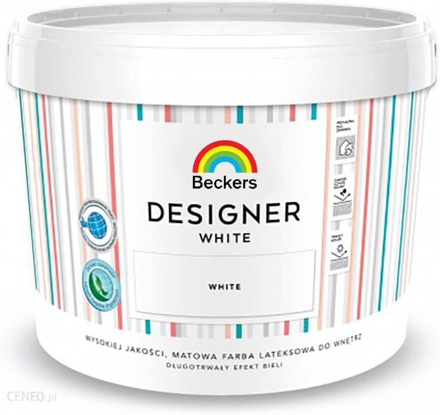 „Beckers“ latekso dažų dizaineris baltas 10L