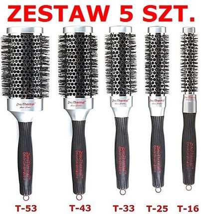 Olivia Garden Pro Thermal Zestaw 5 Szczotek
