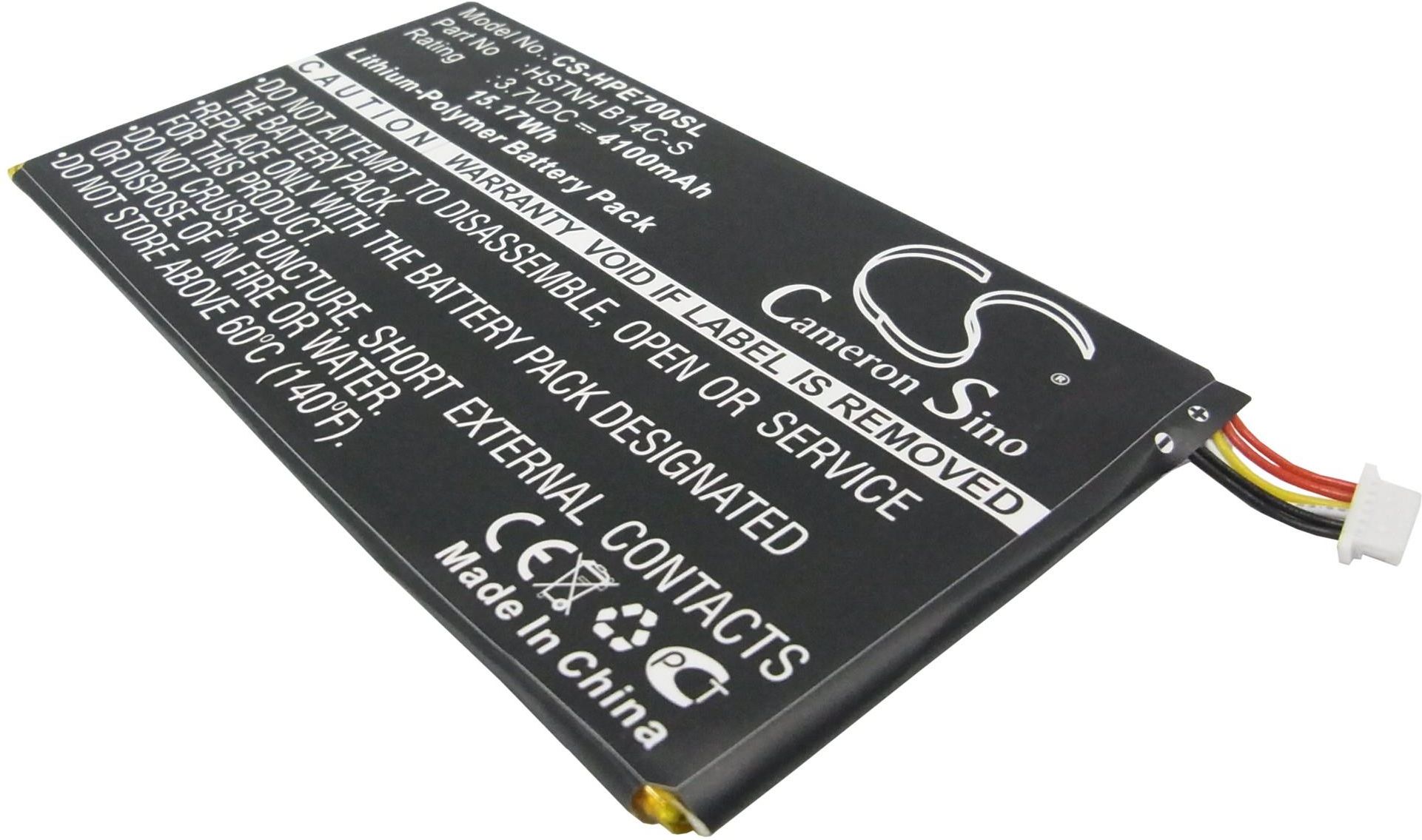 Cameron Sino Hp Tablet 7 1800 1097917600 4100Mah 15.17Wh LiPolymer 3.7V (CsHpe700Sl) Opinie