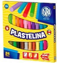 Astra Plastelina  okrągła 24 kolory