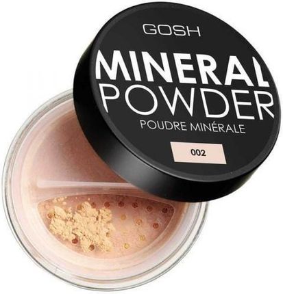 Gosh Mineral Powder, puder mineralny do twarzy sypki 002 ivory 8g