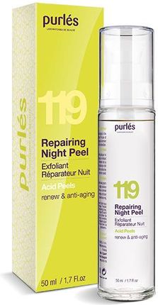 Krem Purles Acid Peels 119 Repairing Night Peel Odnawiający Eksfoliujący z kwasami AHA na noc 50ml