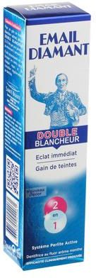 Double Blancheur dentifrice 75ml Email Diamant