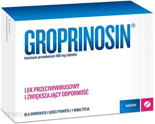 Groprinosin 500 mg opryszczka na ustach leczenie