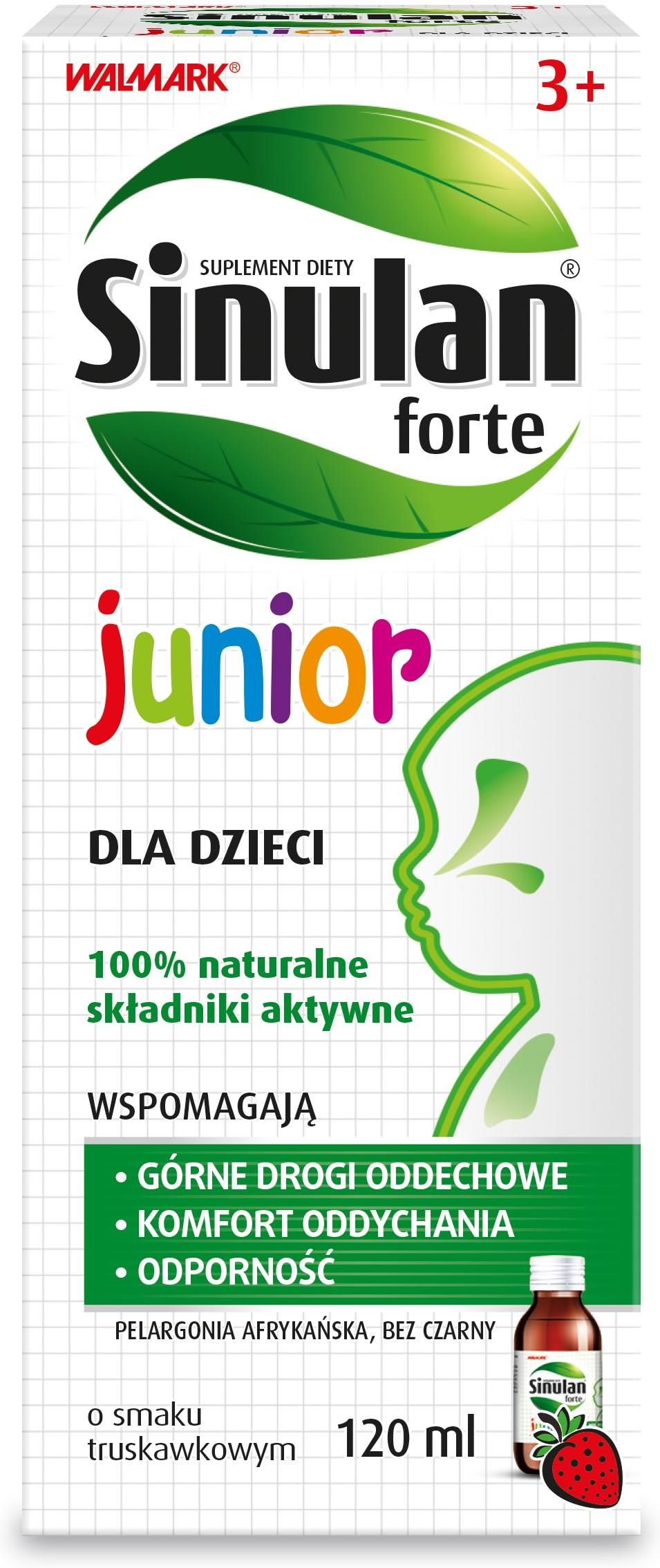 Sinulan Forte Junior syrop 120ml - zdjęcie 2 Sinulan Forte Junior syrop 120ml