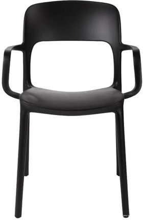 Selsey Krzesło z podłokietnikami Flexi czarne DK-40532
