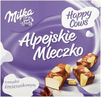Milka Alpejskie Mleczko Łaciate Happy Cows 330G