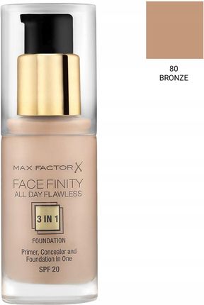 Max Factor Face Finity All Day Flawless Foundation 3in1 Podkład 80 Bronze 30ml