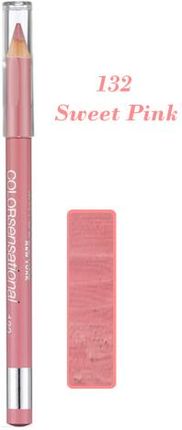 Sensational New ust na Lip Liner Maybelline York do Pink Color ceny 132 kredka i Sweet - Opinie