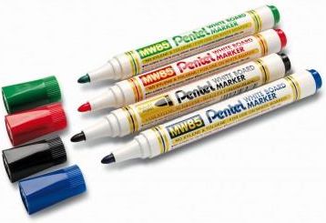 Pentel MW85 zestaw 4 sztuk kolorowych markerów (MW85-P2)