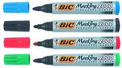 Bic Marker zielony Permanentny 2000 - okrągła końcówka