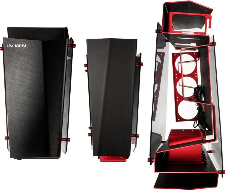 Inwin Z Frame Obudowa komputerowa In Win S Frame Czarno-Czerwona Z Oknem (S-FRAME ...