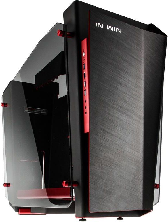 Inwin Z Frame Obudowa komputerowa In Win S Frame Czarno-Czerwona Z Oknem (S-FRAME ...