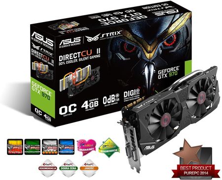 ASUS GeForce GTX 970 OC STRIX GTX970 DC2OC 4GD5 Karta