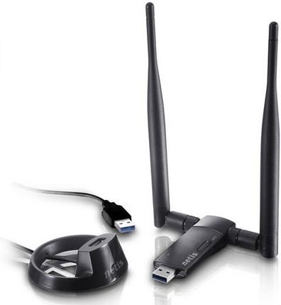 Netis Bezprzewodowa Karta Sieciowa Usb Mini Wifi (Wlan Ac 1200 Mbit/S),2X Antena (WF2190)