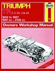 Triumph TR2, TR3, TR3A, TR4 and TR4A (52 - 67) up to F Classic Reprint
