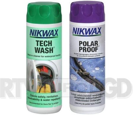 Nikwax Tech Wash® 300Ml + Polar Proof 300Ml