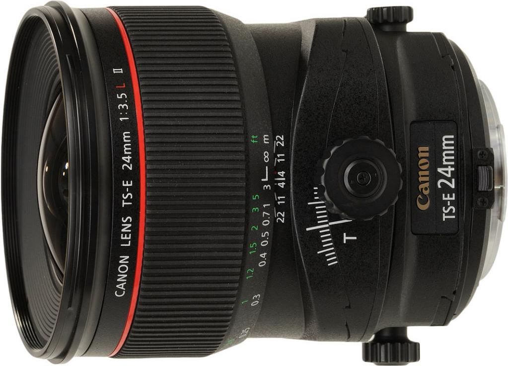 Canon キヤノン TS-E 24mm f/3.5 L フード付き Obiektyw do aparatu Canon TS-E 24mm f/3.5L II (3552B005) - Ceny i
