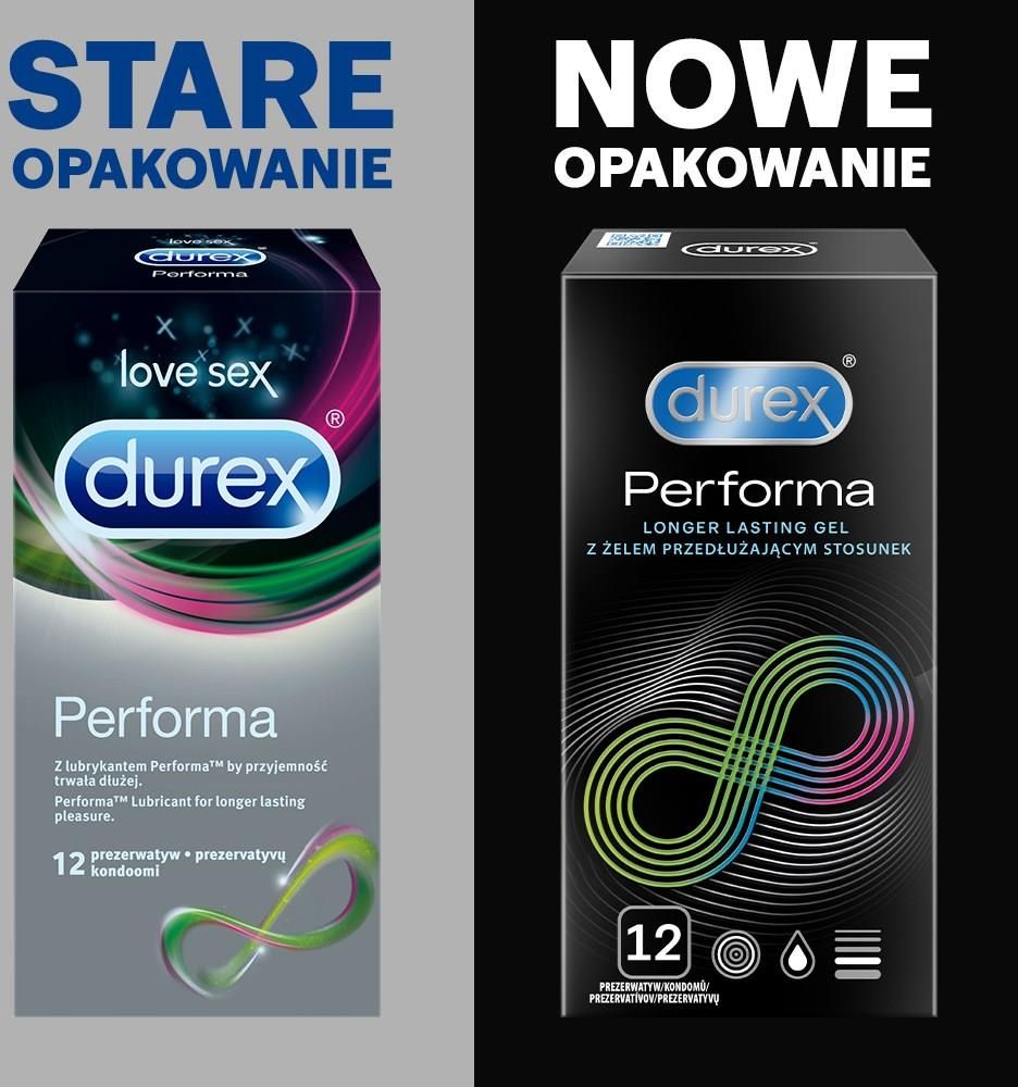 Durex prezerwatywy Performa 12 szt. - zdjęcie 1 Durex prezerwatywy Performa 12 szt.