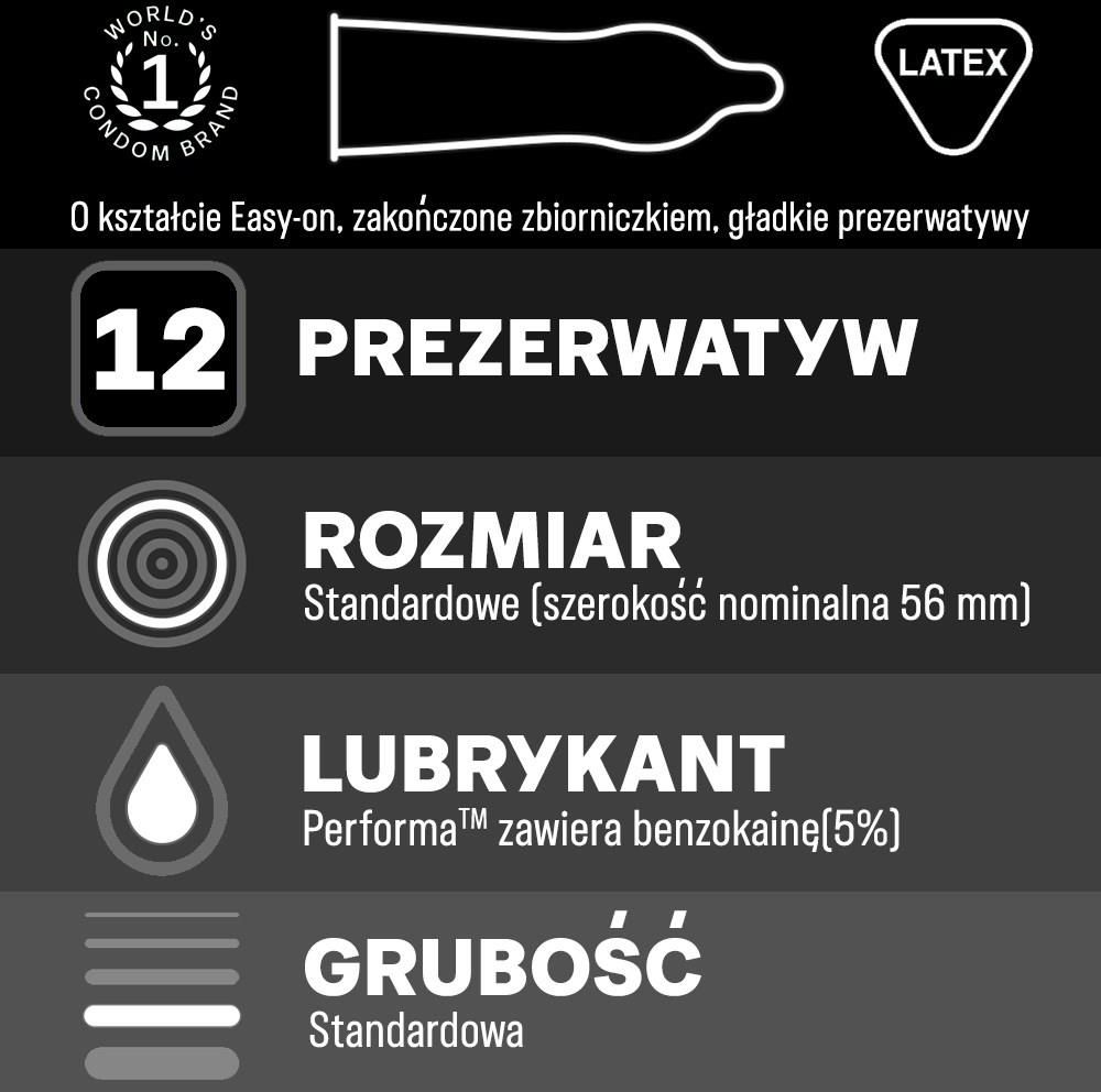 Durex prezerwatywy Performa 12 szt. - zdjęcie 5 Durex prezerwatywy Performa 12 szt.