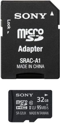 Sony microSDHC 32GB Class 10 + Adapter (SR32UXA)