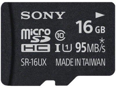Sony microSDHC 16GB Class 10 UHS-I (SR16UXA)