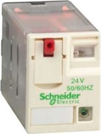 Schneider Przekaźnik Wtykowy Miniaturowy Rxm 2C/O Napięcie Sterujące 24Vac 12A 4Kv Ip40 Dioda Sygnalizująca Stan Rxm2Ab2B7