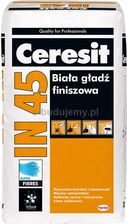 Ceresit In 45 Biała Gładź Finiszowa 10kg