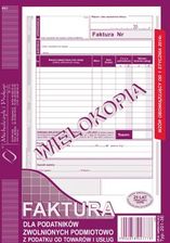Zdjęcie Michalczyk I Prokop Faktura Dla Podatników Zwolnionych Podmiotowo Z Podatku Od Towarów I Usług. Typ: 201-3E (A5) - Łazy