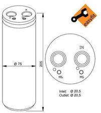 Zdjęcie NRF 33205 Osuszacz, klimatyzacja (33205) - Rybnik