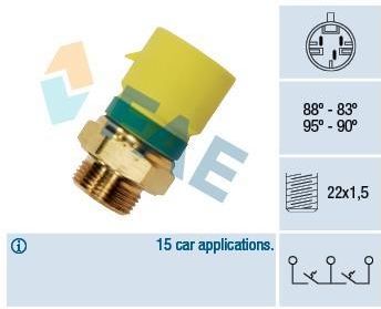 FAE 38210 Przełącznik termiczny, wentylator chłodnicy (38210)