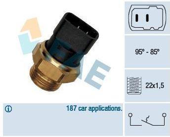 FAE 37210 Przełącznik termiczny, wentylator chłodnicy (37210)