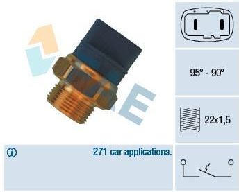 FAE 36370 Przełącznik termiczny, wentylator chłodnicy (36370)