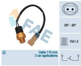 FAE 36110 Przełącznik termiczny, wentylator chłodnicy (36110)