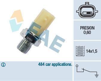 FAE 12701 Włącznik ciśnieniowy oleju (12701)
