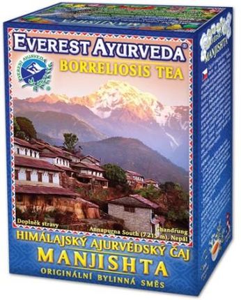 Everest Ayurweda Herbatka ajurwedyjska MANJISHTA - Kleszcze i borelioza